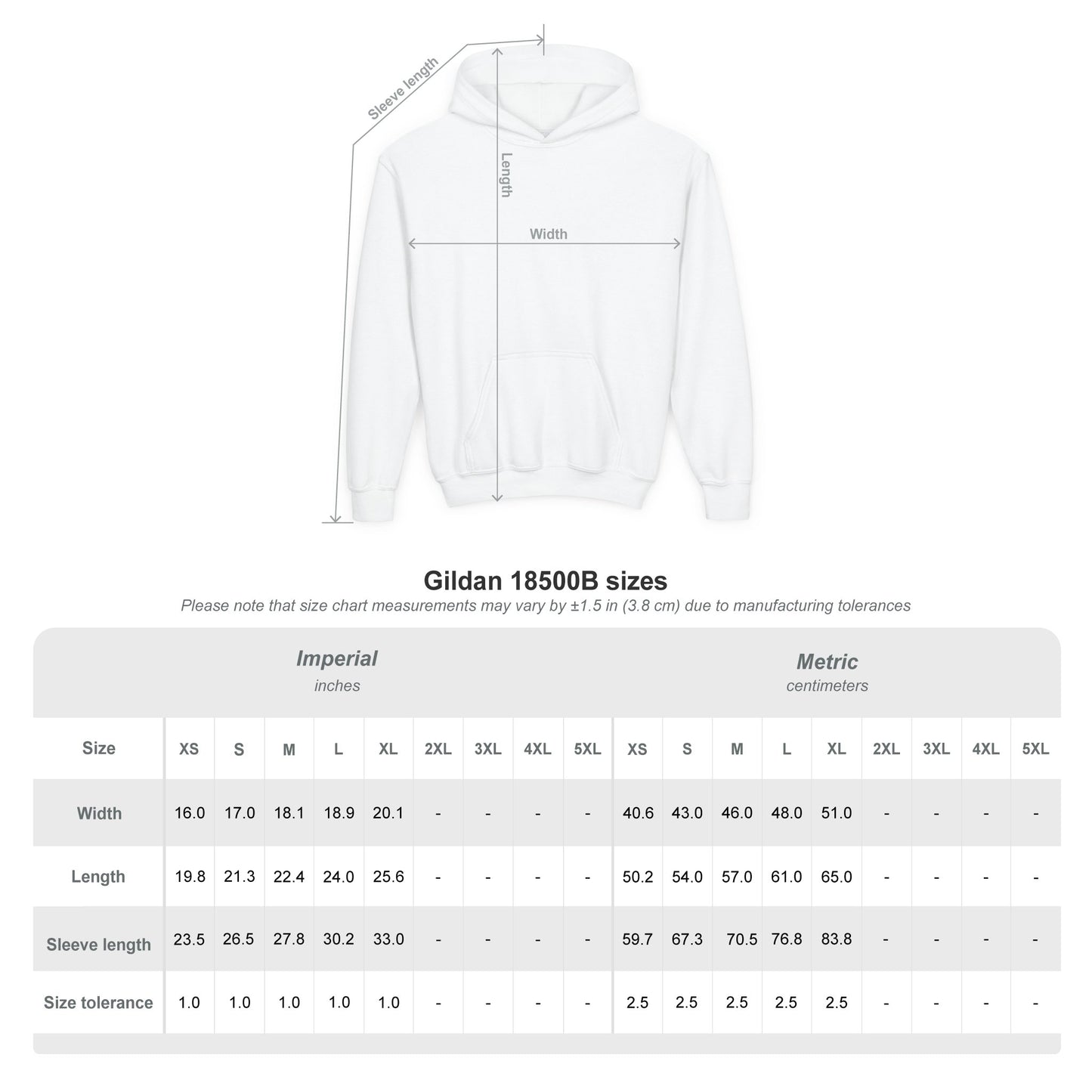 Youth Inuit Things Hoodie with White Print