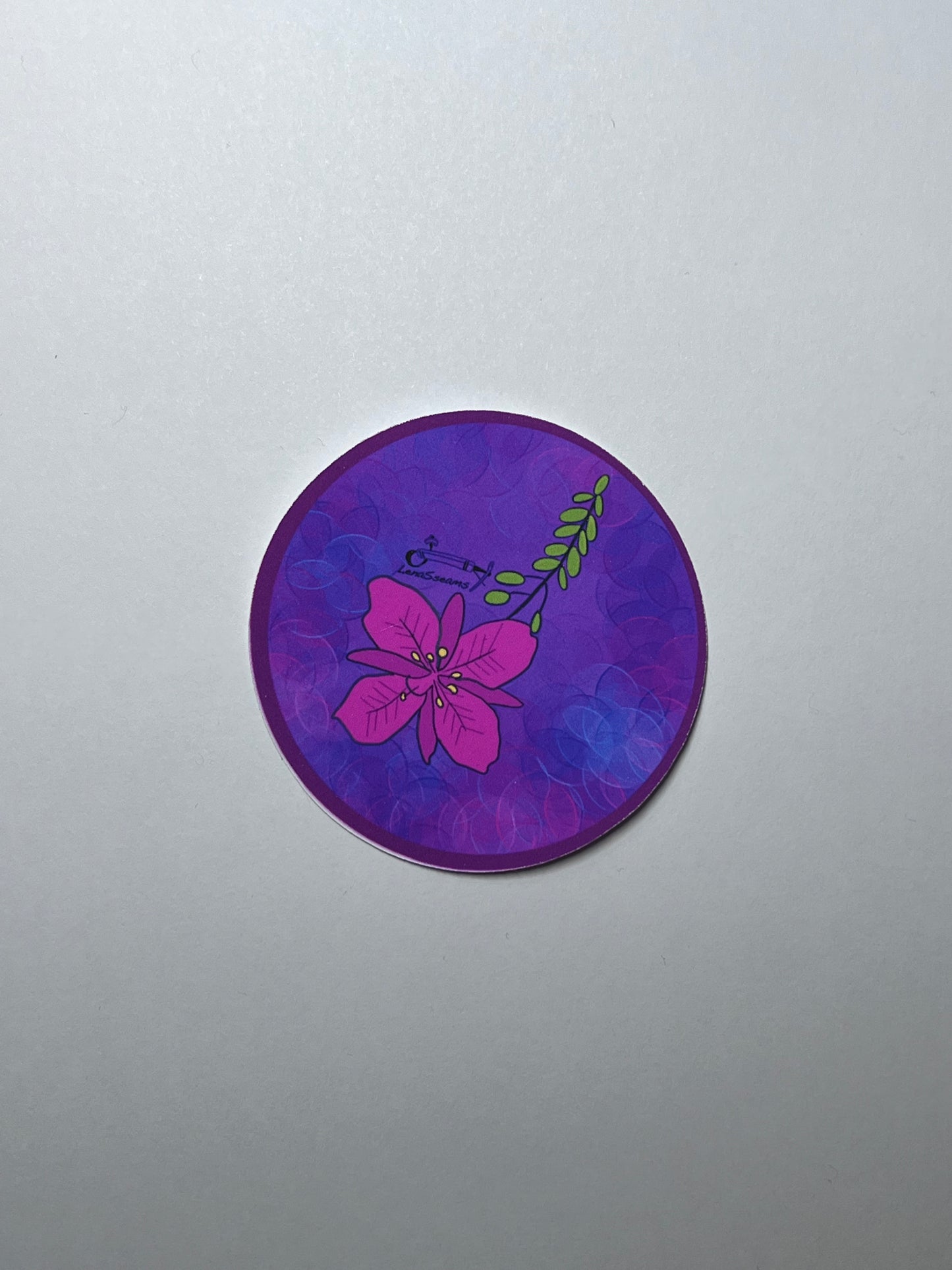 Bubbly Purple FIreweed Stickers