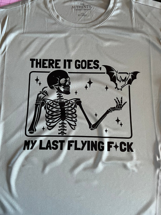 Adult Grey Flying F*ck T-Shirt