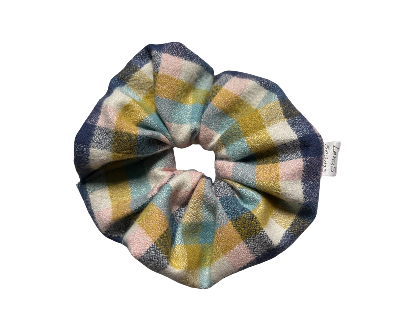 Spring Flannel Scrunchies