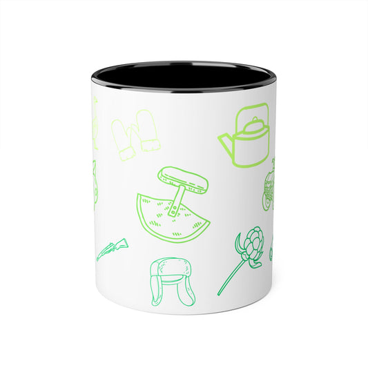Inuit Things Green Mug, 11 oz