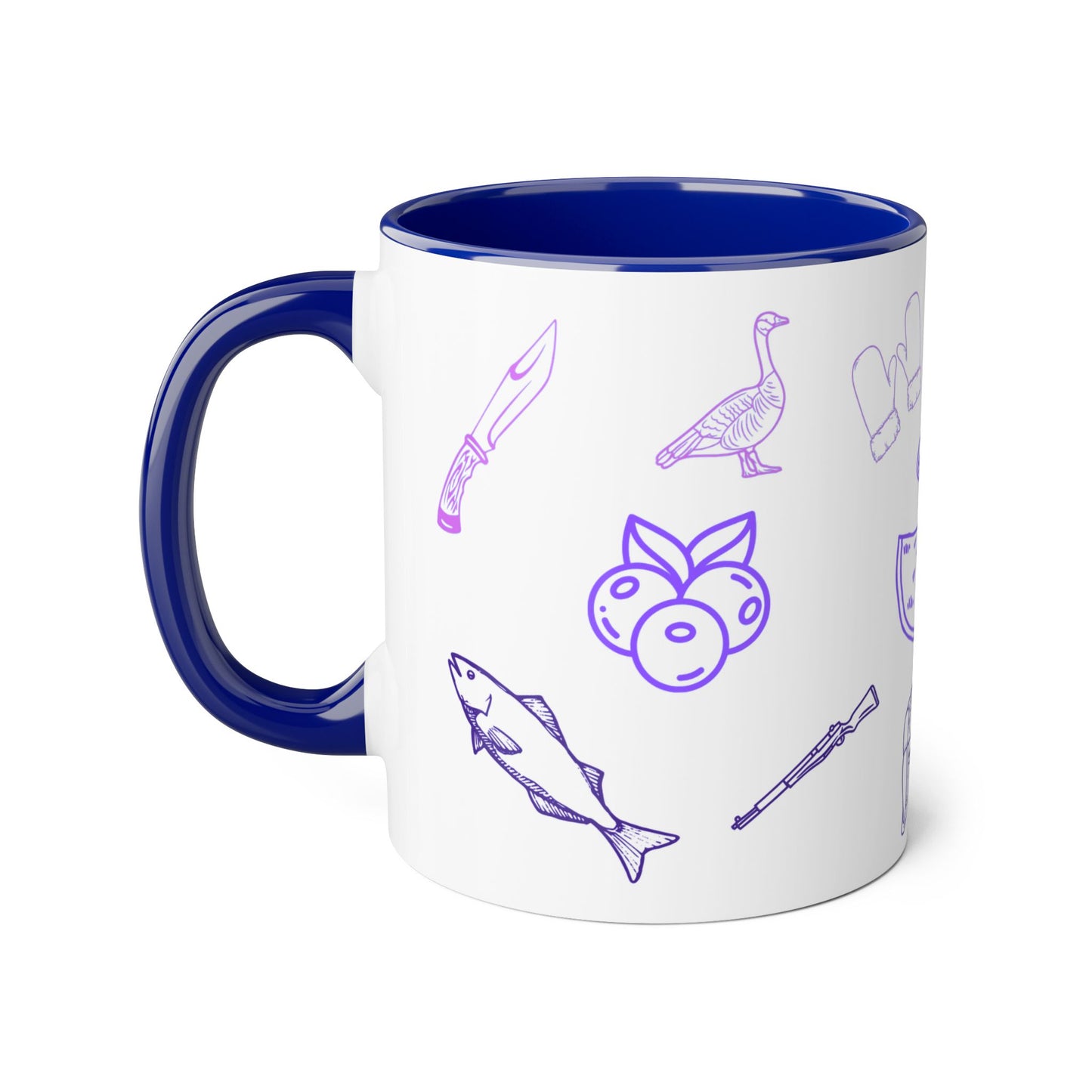 Inuit Things Purple Mug, 11 oz