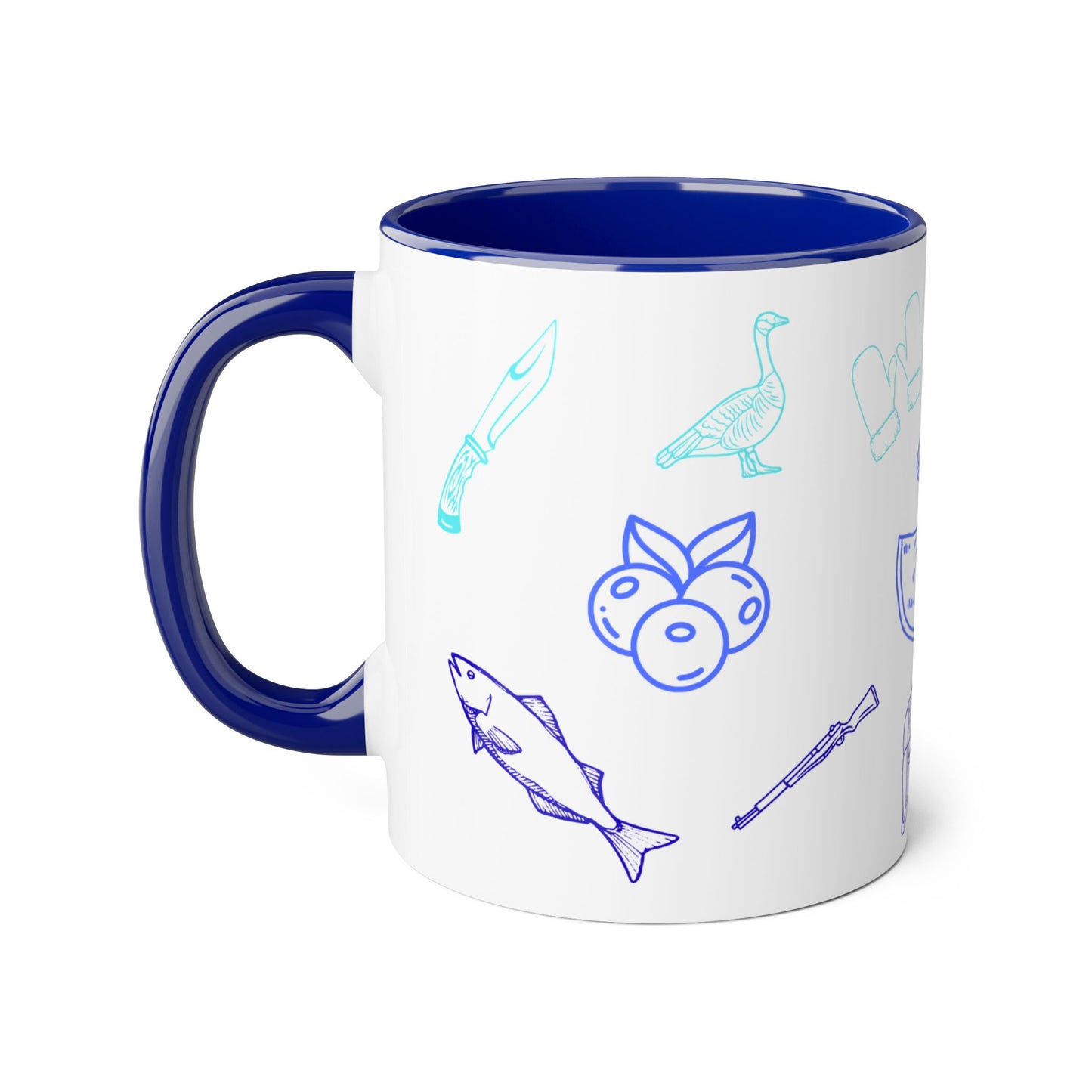 Inuit Things Blue Mug, 11 oz