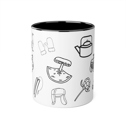 Inuit Things Black Mug, 11 oz