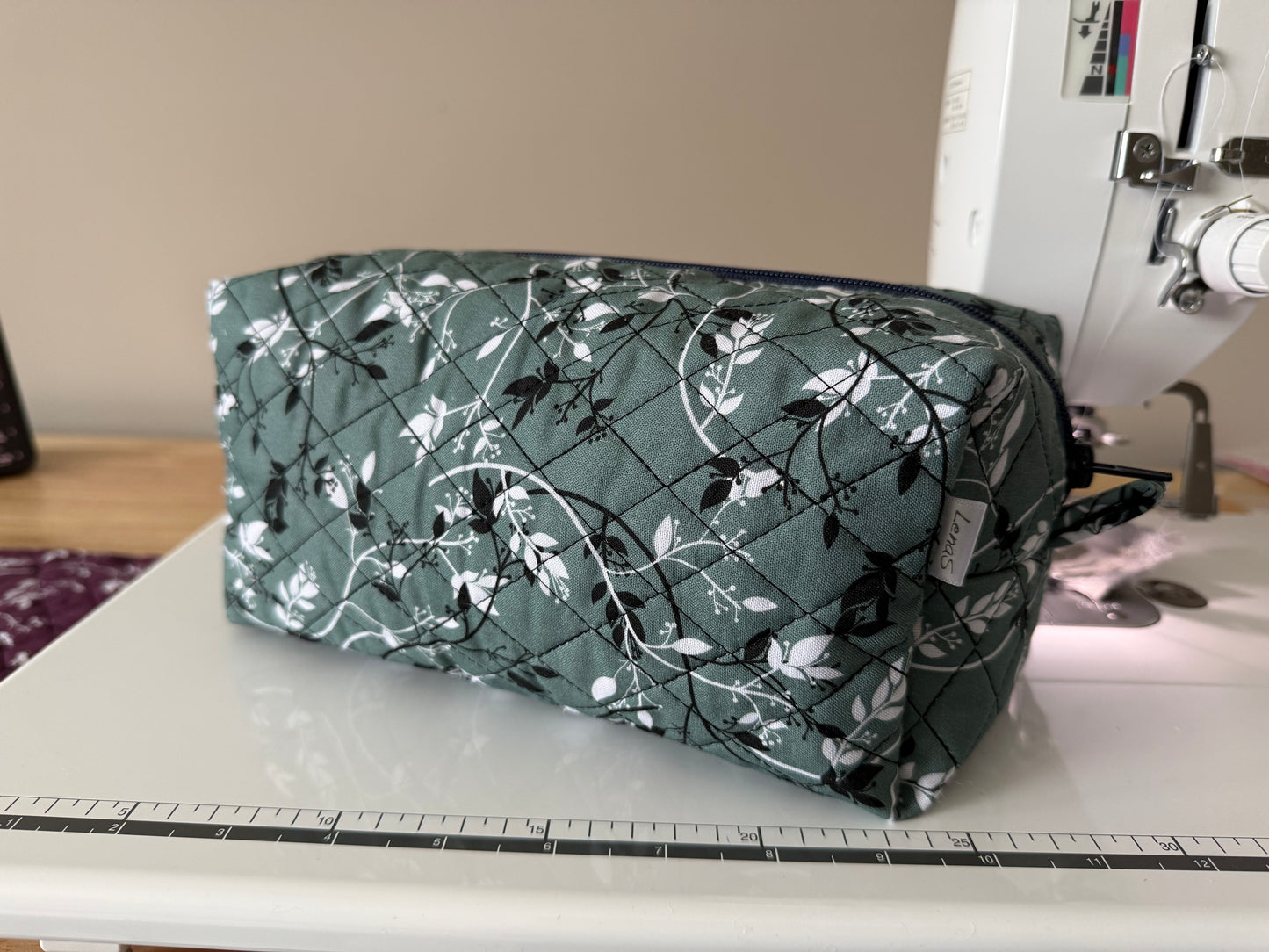 Medium Boxy Zippered Toiletry Bag