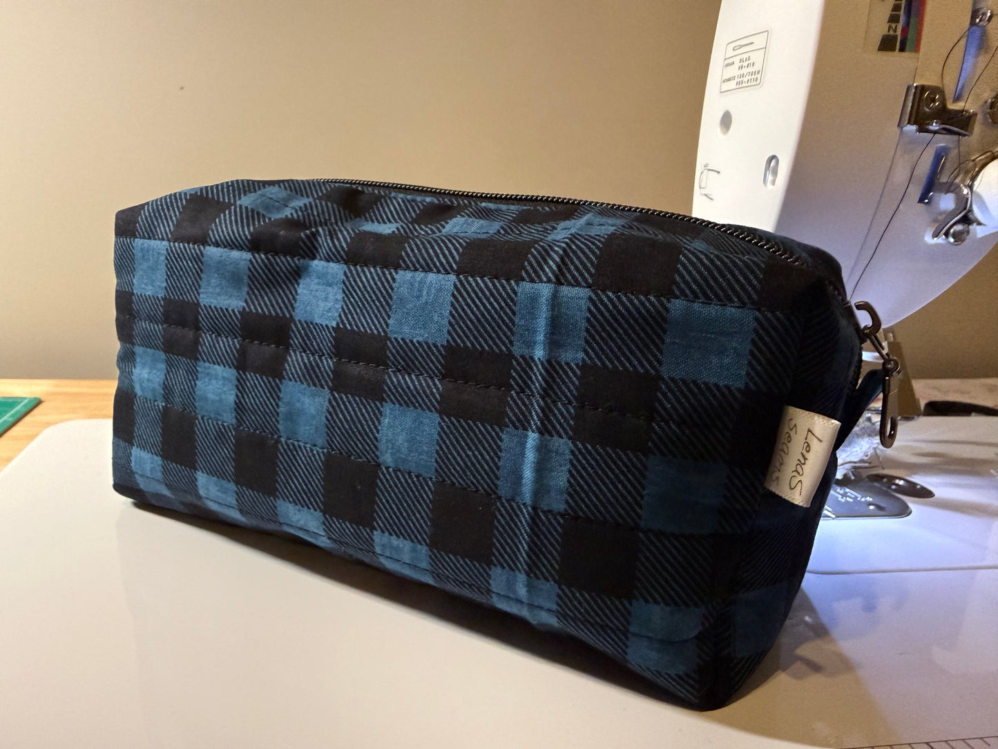 Medium Boxy Zippered Toiletry Bag