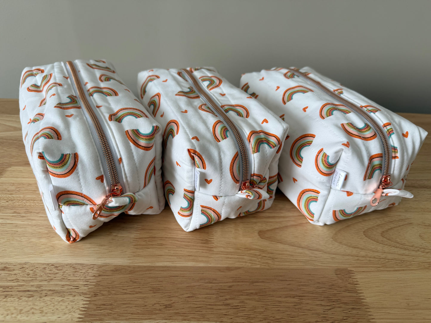 Medium Boxy Zippered Toiletry Bag