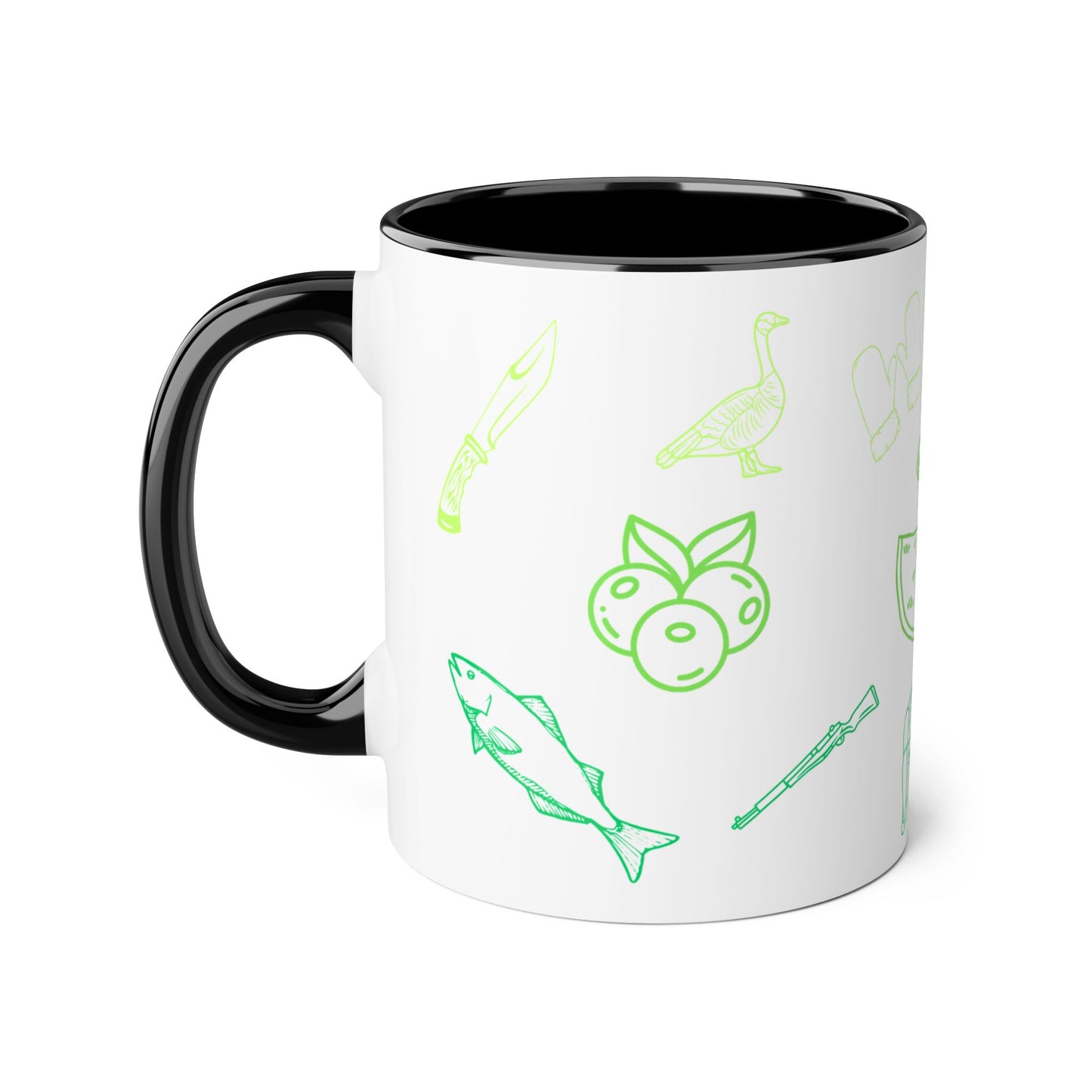 Inuit Things Green Mug, 11 oz