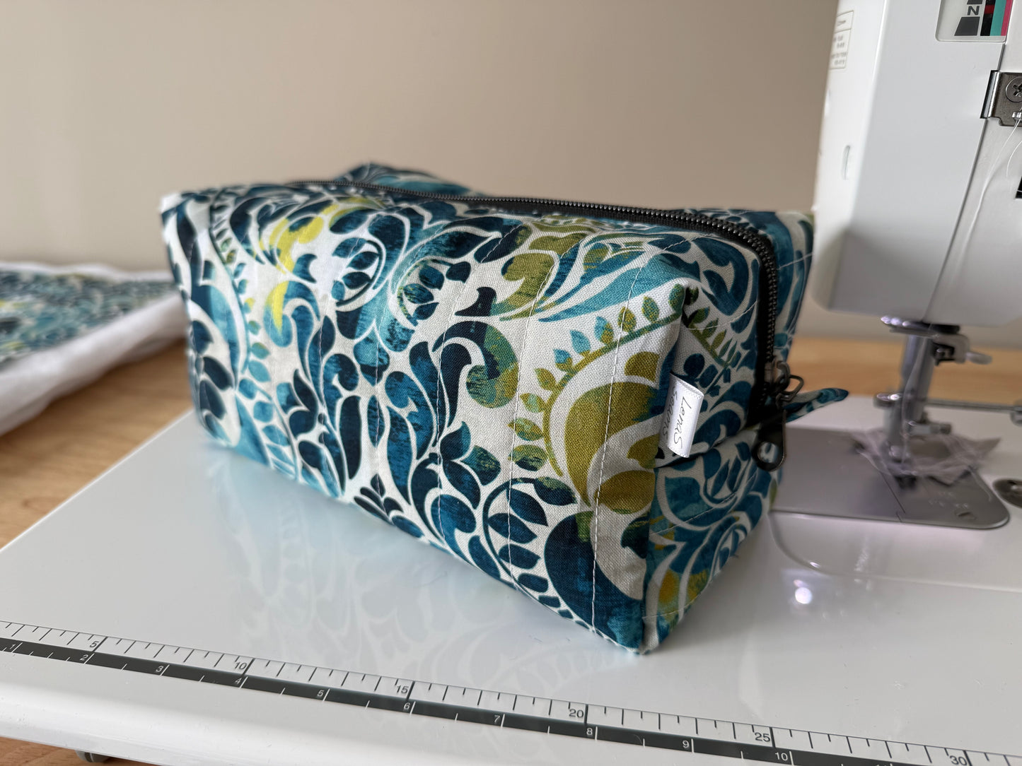 Medium Boxy Zippered Toiletry Bag