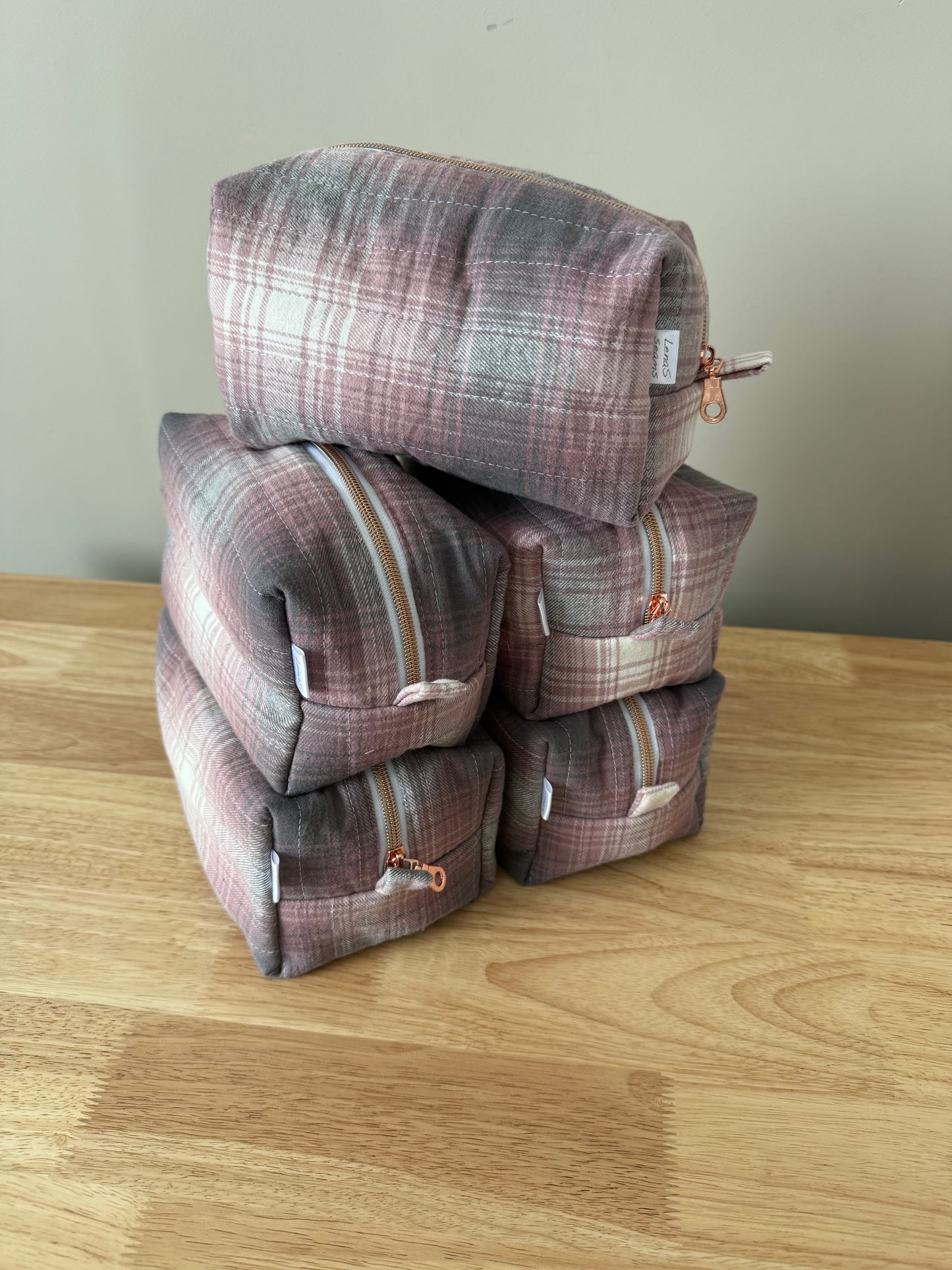 Medium Boxy Zippered Toiletry Bag