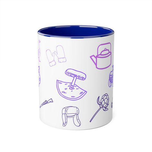 Inuit Things Purple Mug, 11 oz