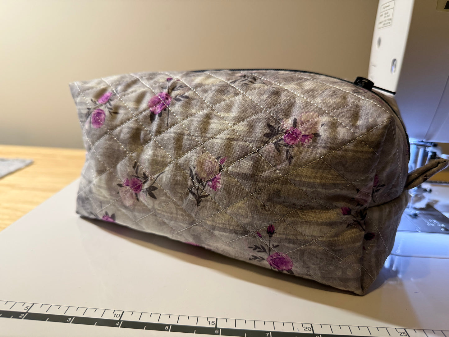 Medium Boxy Zippered Toiletry Bag