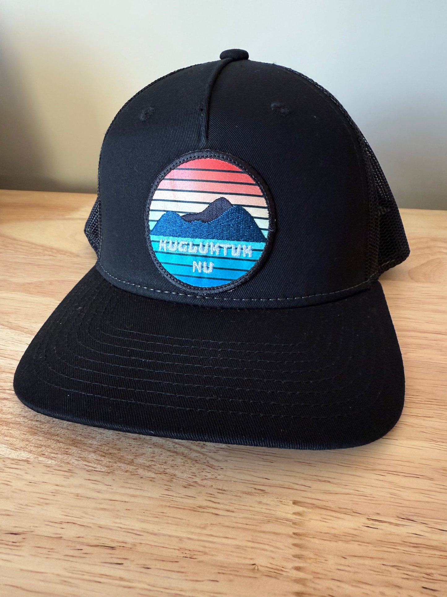 Adult Kugluktuk Sunset Embroidered Patch Trucker Cap