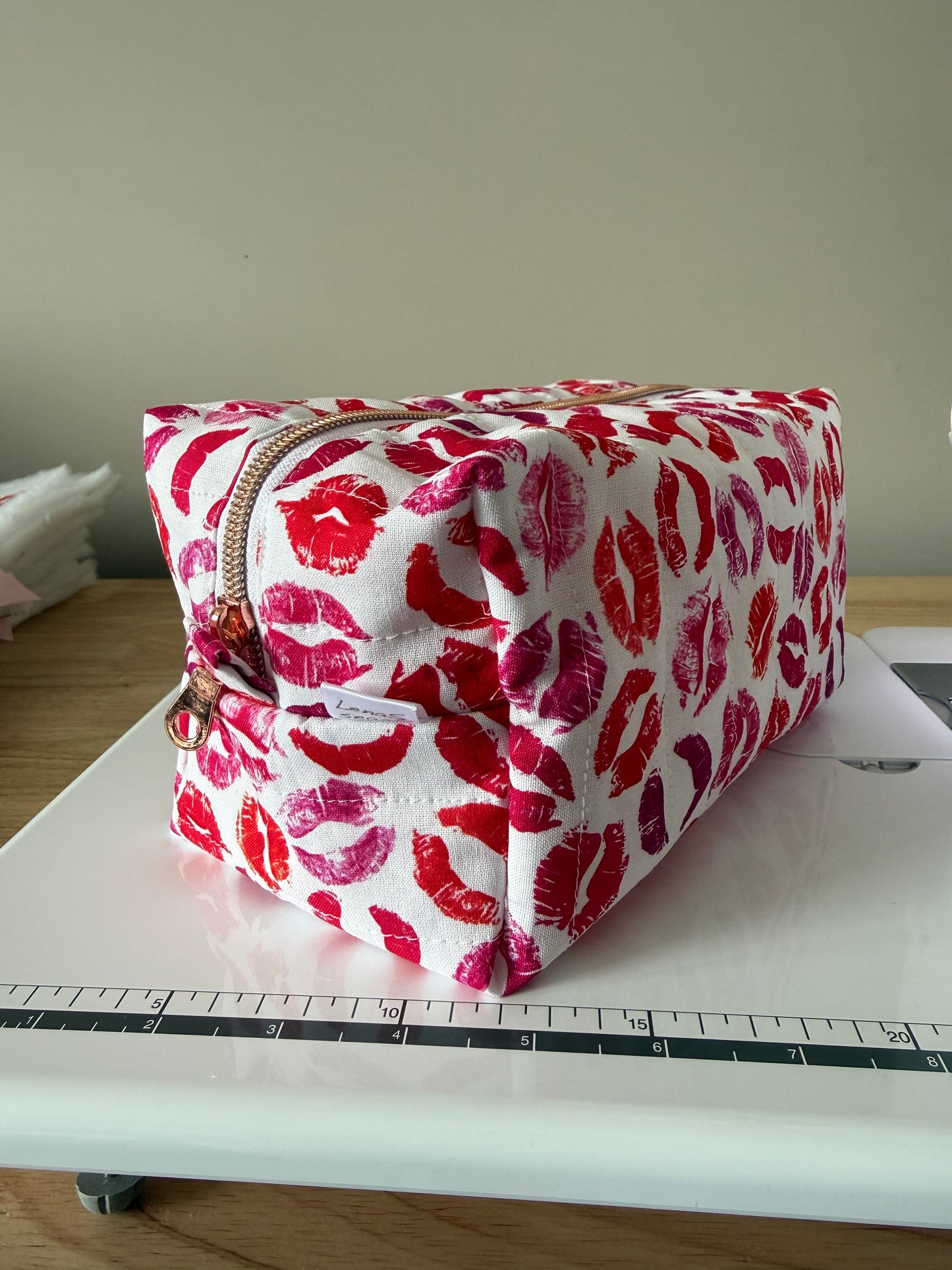 Medium Boxy Zippered Toiletry Bag