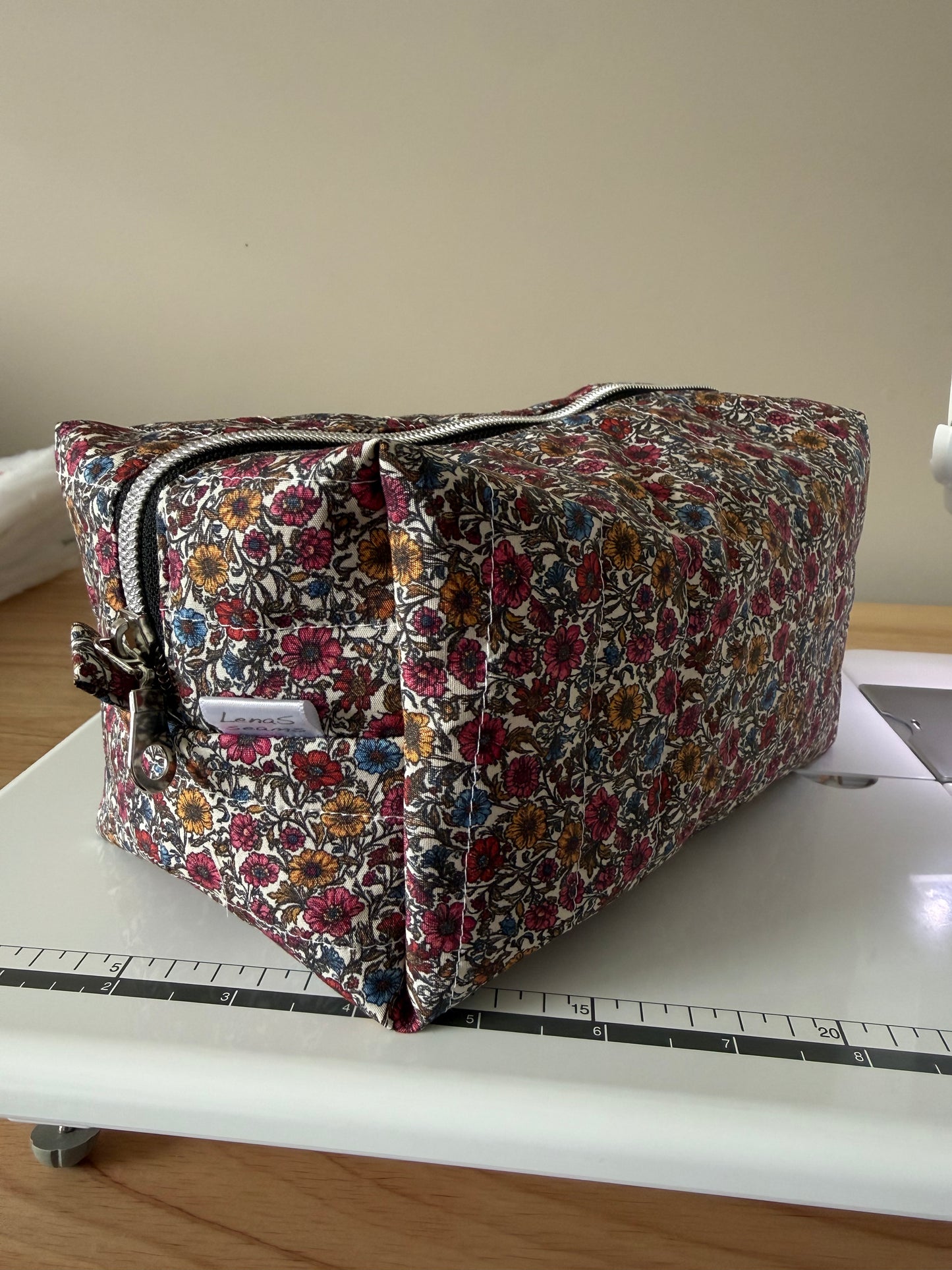 Medium Boxy Zippered Toiletry Bag